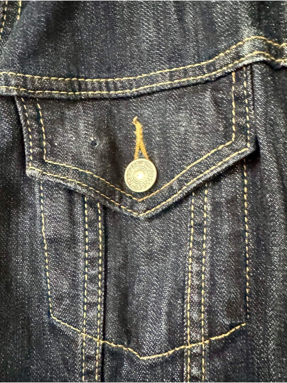 Levi Strauss Signature Dark Wash Denim Jacket Women’s XL - Picture 4 of 8